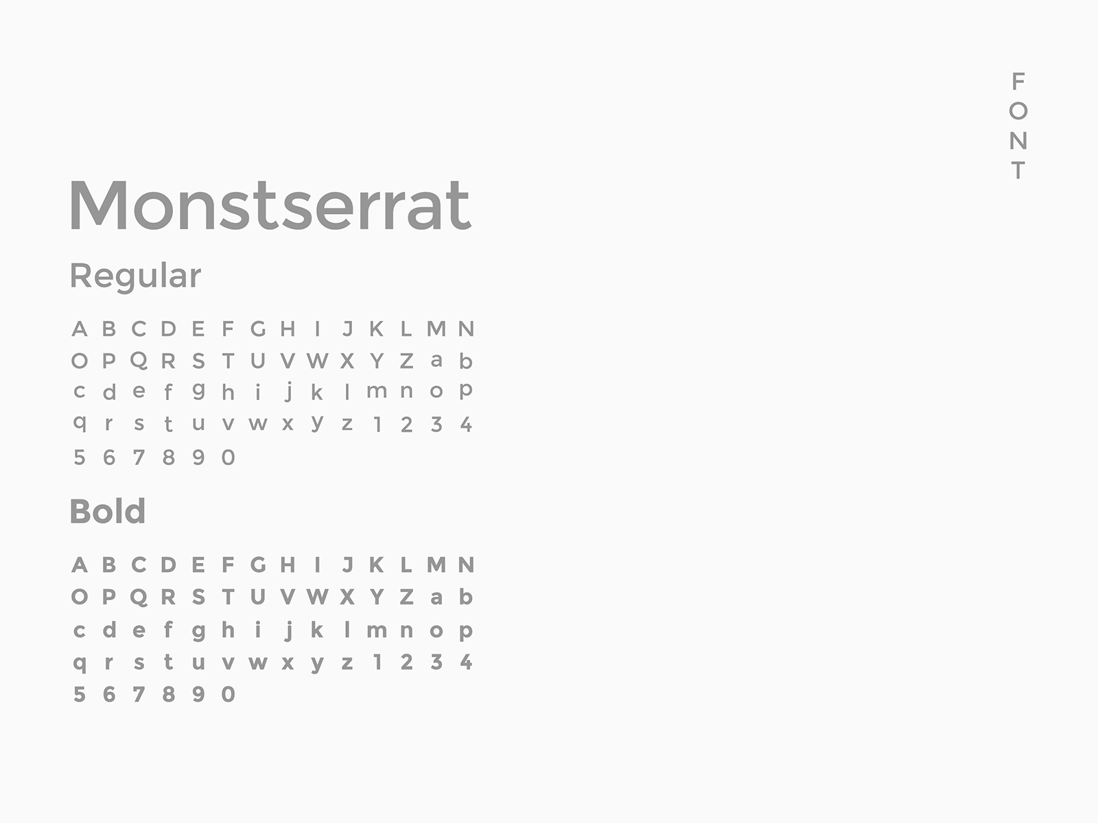Grindz supplement brand typeface and font selection titled Monstserrat which is a web compatible font