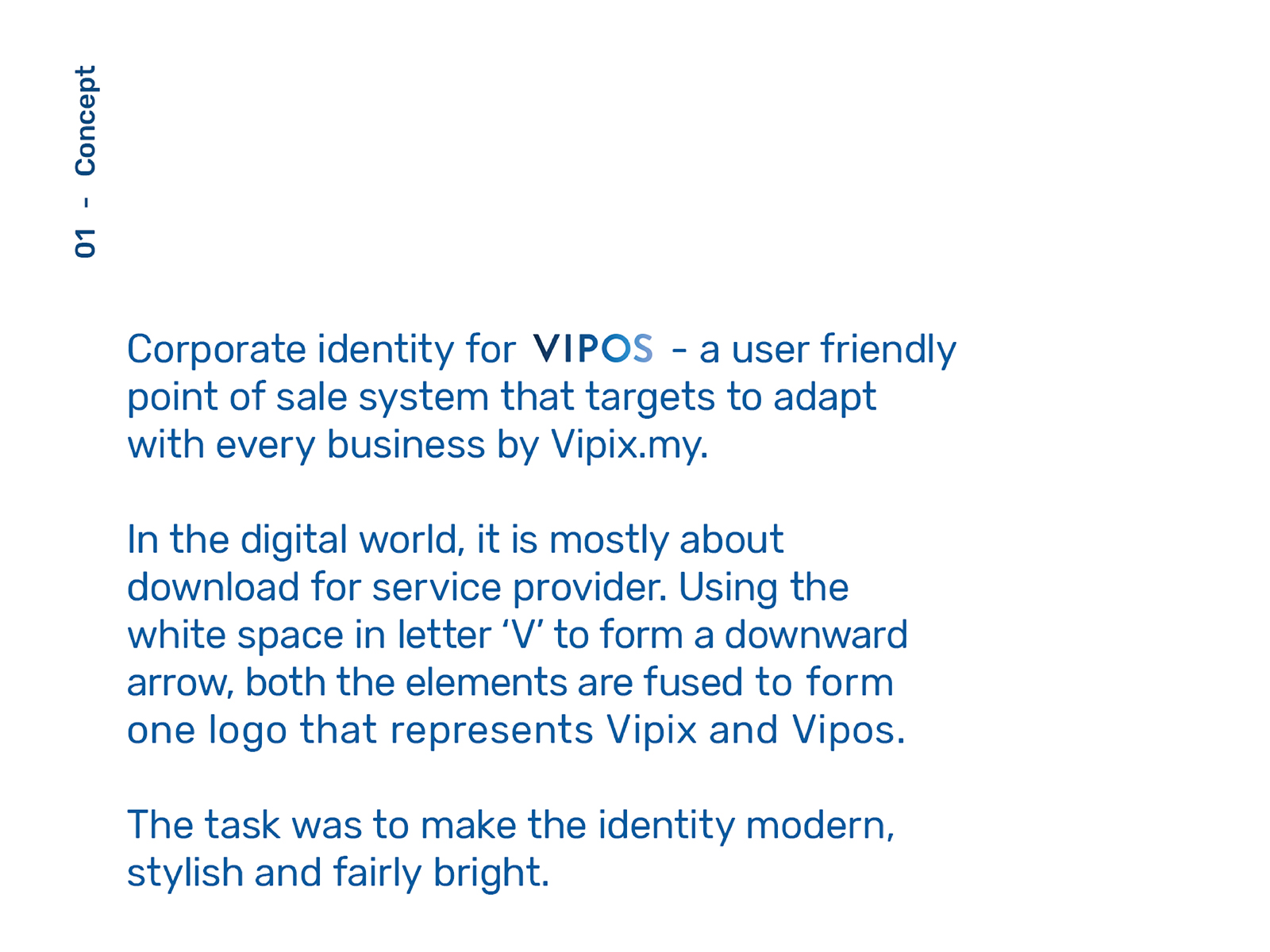 Vipos POS system branding development project description